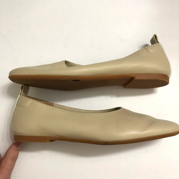 Everlane ivory leather Day Glove flats worn once - Picture 6 of 7